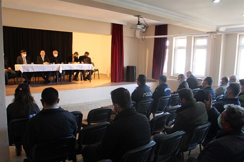 Kaymakam Buğra Karadağ Başkanlığında Şubat Ayı Muhtarlar Toplantısı Yapıldı